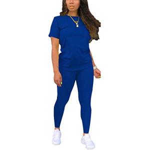 Nimsruc Women's Summer Jogging Sweatsuit Set