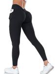 Buttery Soft Black Scrunch Butt Lifting Leggings