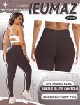 Chocolate Scrunch Butt Lifting Workout Leggings