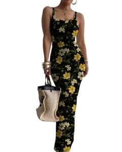 Nimsruc Women’s Casual Summer Slip Maxi Dress