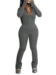 Women's Grey Two Piece Tracksuit Set - XL