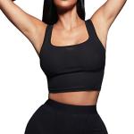 LICOBOD Women's Casual Crop Top and Leggings Set
