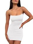 LILLUSORY Women's Backless Mini Bodycon Party Dress