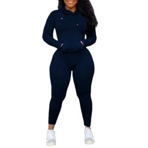 Nimsruc Women's Hooded Tracksuit Sweatsuit Set