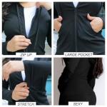 YeGine Women's Black 2 Piece Tracksuit Set