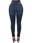 KUNMI Women's High Waisted Butt Lifting Jeans