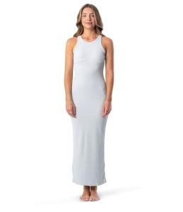 Kamo Fitness Heather Grey Bodycon Maxi Dress