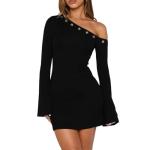 This Dress hugs Your Curves Perfectly, accentuating Your Waist for a Sleek, Feminine Silhouette That Makes You Look Confident and Stylish, mini Dresses for Women Black