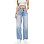 High Waist Tummy Control Baggy Jeans for Women