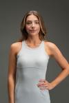 Kamo Fitness Heather Grey Bodycon Maxi Dress