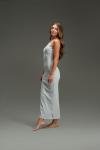 Kamo Fitness Heather Grey Bodycon Maxi Dress