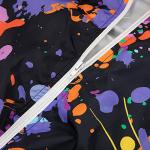 EOSIEDUR Women's One Piece Tracksuit Outfits Windbreaker Jacket Camouflage Crop Top Pants Jumpsuit Set Tie-dyed L