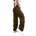 Curvy Women Cargo Pants,Plus Size Cargo Pants for Women Elastic Waist Hiking Pant Baggy Wide Leg Stretchy Y2K Streetwear High Waisted Athletic Trouser with Multi-Pockets Fashion Clothing 2026