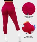 JGS1996 Booty Lifting Leggings for Women Tummy Control Scrunch Butt Legging High Waisted Workout Gym Seamless Impact Yoga Pants
