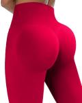 JGS1996 Booty Lifting Leggings for Women Tummy Control Scrunch Butt Legging High Waisted Workout Gym Seamless Impact Yoga Pants