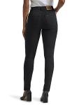 Lee Women's Ultra Lux Comfort Flex Motion High Rise Skinny Jean, Black, 14