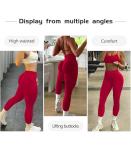 JGS1996 Booty Lifting Leggings for Women Tummy Control Scrunch Butt Legging High Waisted Workout Gym Seamless Impact Yoga Pants
