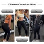 POWERASIA Seamless Impact Leggings Hidden Scrunch Butt Lifting Leggings for Women Booty Workout Tights Mid Low Waist Tummy Control Compression Fitness Gym Womens V Back Yoga Pants