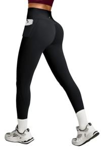Scrunch Butt Lifting Leggings with Pockets for Women