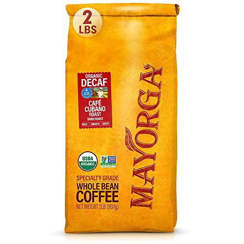 Mayorga Swiss Water Decaf Dark Roast Coffee 2 lb
