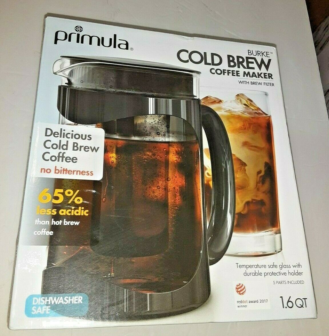 Primula Pace Cold Brew Iced Coffee Maker 1.6 Quart