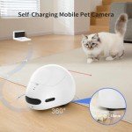 Smart Pet Camera with Treat Dispenser and Night Vision