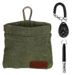 Dog Treat Pouch Training Set with Clicker and Whistle