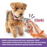 Gamepad Themed Dog Training Clicker with Wrist Strap