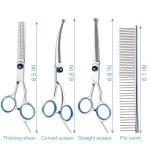 5-in-1 Safe Grooming Scissors for Dogs and Cats