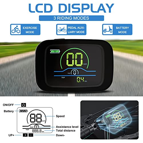 MOONCOOL 350W Electric Tricycle with Large Basket