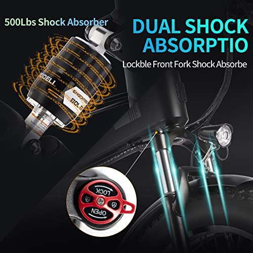 Ridstar 1000W Folding Electric Mountain Bike