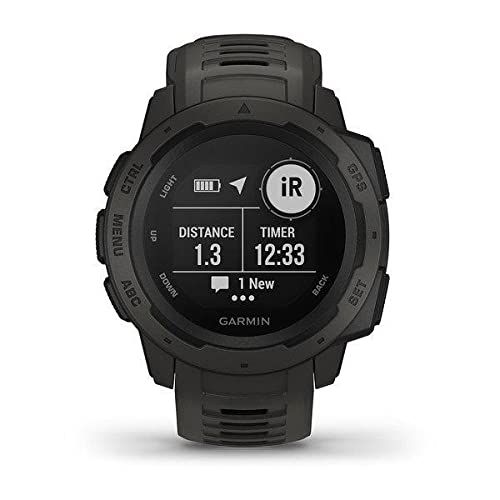 Garmin Instinct Waterproof GPS Smartwatch with Fitness Tracking