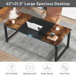Tribesigns Large Modern Office Desk Workstation
