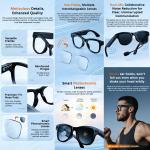 AI Smart Glasses with 8K Video and Translation