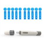 Adjustable Depth Blood Glucose Test Lancing Device