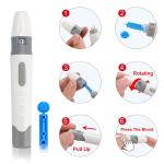 Adjustable Depth Blood Glucose Test Lancing Device