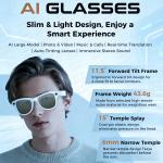 AI Smart Glasses with 8K Video and Translation