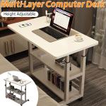 Height Adjustable Wooden Standing Desk Workstation