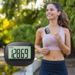 Clip-On Large Screen Electronic Pedometer for Everyone