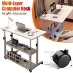 Height Adjustable Wooden Standing Desk Workstation