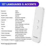 BEWIN G6 Real-Time Smart Voice Translator Stick