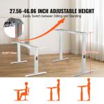 Electric Standing Desk Frame - Ergonomic Workstation Base