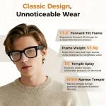 Smart AI Glasses with 800W Camera and Music Control