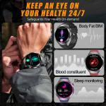 Smart Health Watch with ECG, Blood Pressure & NFC