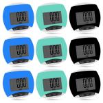 FUFU 9-Pack Clip-On Pedometer for Walking