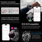 Smart Health Watch with ECG, Blood Pressure & NFC