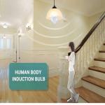 Smart Motion Sensor LED Bulb 12W E27