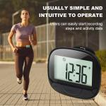 Clip-On Digital Pedometer and Step Tracker