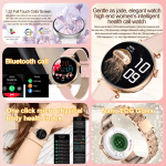 Women's Smartwatch with ECG and Health Features