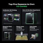 Creality K2 Combo 3D Printer with Smart Features